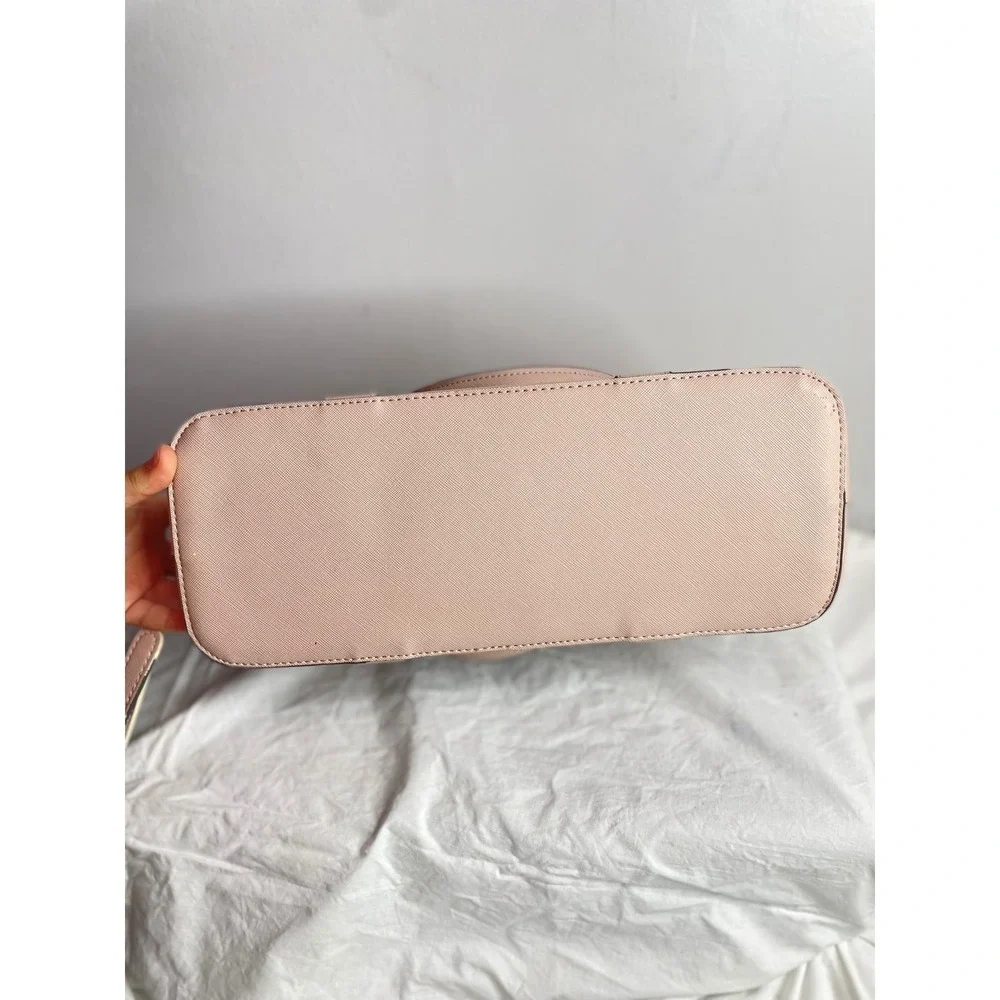 Steve Madden Pink Dome Satchel Crossbody Bag Gold Hardware Adjustable Strap